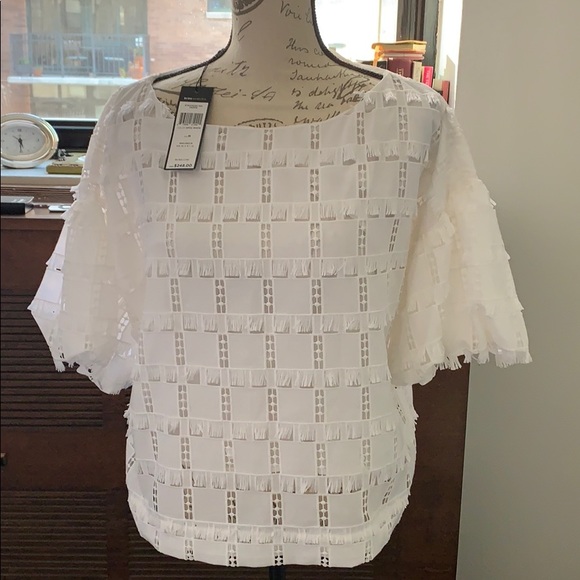 BCBGMaxAzria Tops - NWT BCBG Max Azria white blouse